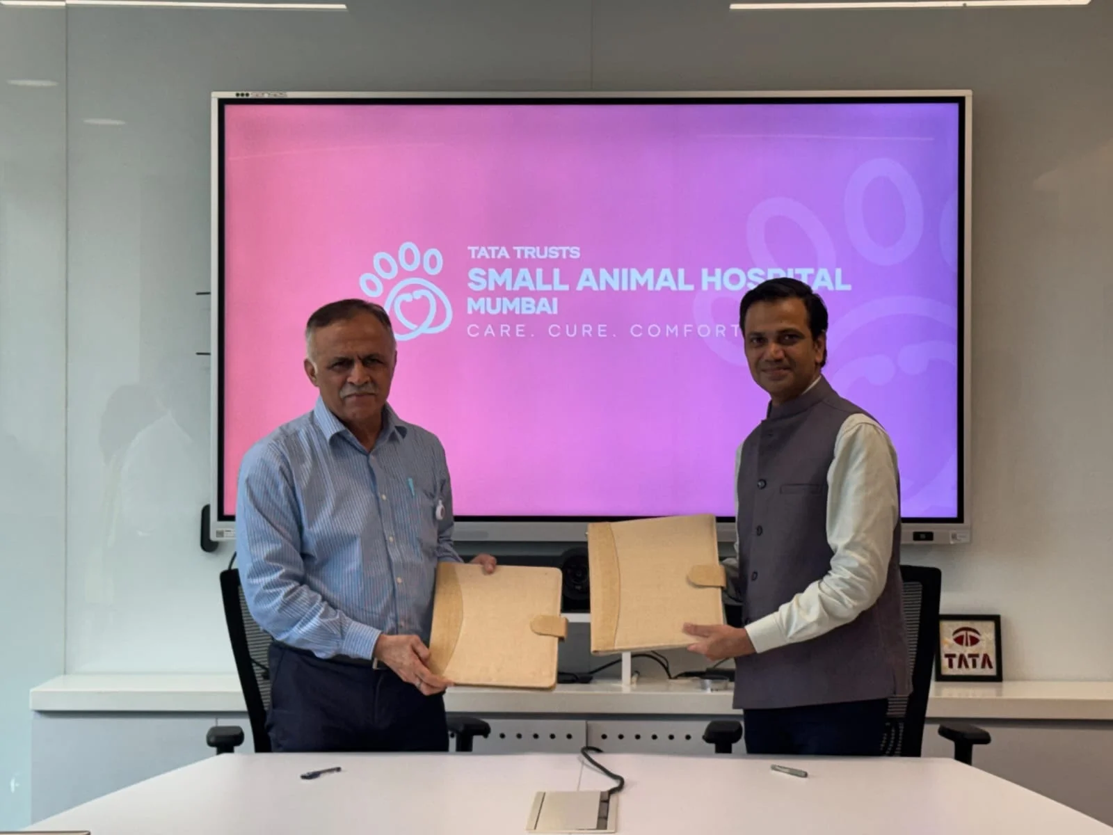 Tata Chemicals and Small Animal Hospital, Mumbai Sign